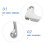 2pcs Practical Drain Plugs Sink Strainer Plug Hair Catcher For Bathroom Kitchen 6