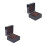 2pcs Box Showcase Watch Bamboo 3