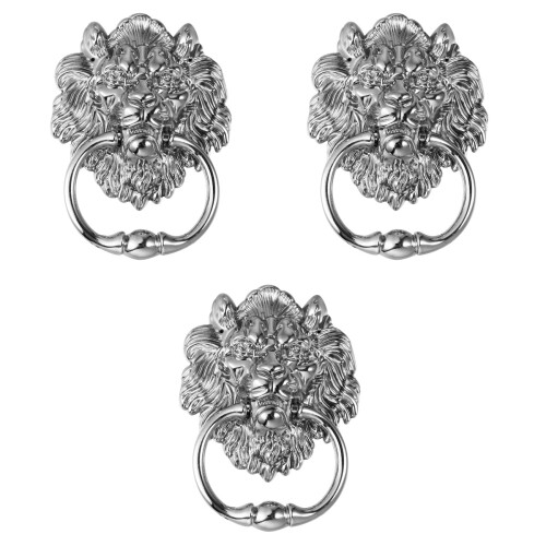 3Pcs Zinc Alloy Head Door Knob Sturdy Decorative Pull 1