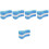 8pcs Star Diving Set Durable Underwater Pool For Ages Smooth Edges For Fun Swimming Pool Decorations Diving Teaching Tools 5