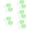 10 Pcs Powder Puff Boxes With Empty Containers And 8