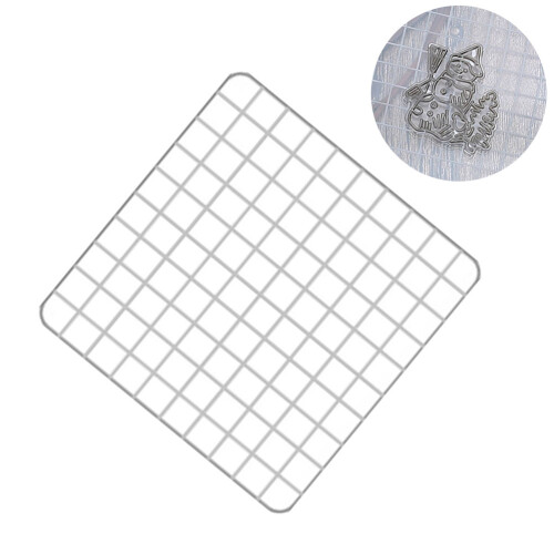 3Pcs Clear Acrylic Stamp Blocks With Grid Lines For Crafting 2