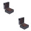 2pcs Box Showcase Watch Bamboo 5