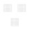 3Pcs Clear Acrylic Stamp Blocks With Grid Lines For Crafting 7