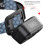 Lampe frontale H1 500 mAh noire compacte 5-Mode USB-C 6