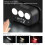 Lampe frontale H1 500 mAh noire compacte 5-Mode USB-C 5