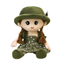 Clear! Tarmeek Baby Girls Doll Toys, Cute Stuffh Plush Snuggle Doll with Dress Hat, Cuddle Buddy Toy for Kids, Birthday Gift - Compatible with Baby