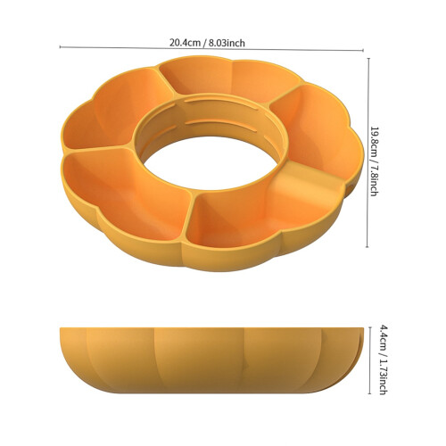 Πιάτο σνακ Hariumiu Tumbler, Δίσκος σιλικόνης 5 θέσεων συμβατός με ποτήρια, Φορητή θήκη 2