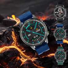 Orologio sportivo intelligente Jacenvly con display HD da 1,28", chiamate Bluetooth, batteria a lunga durata, quadranti personalizzabili, compatibile