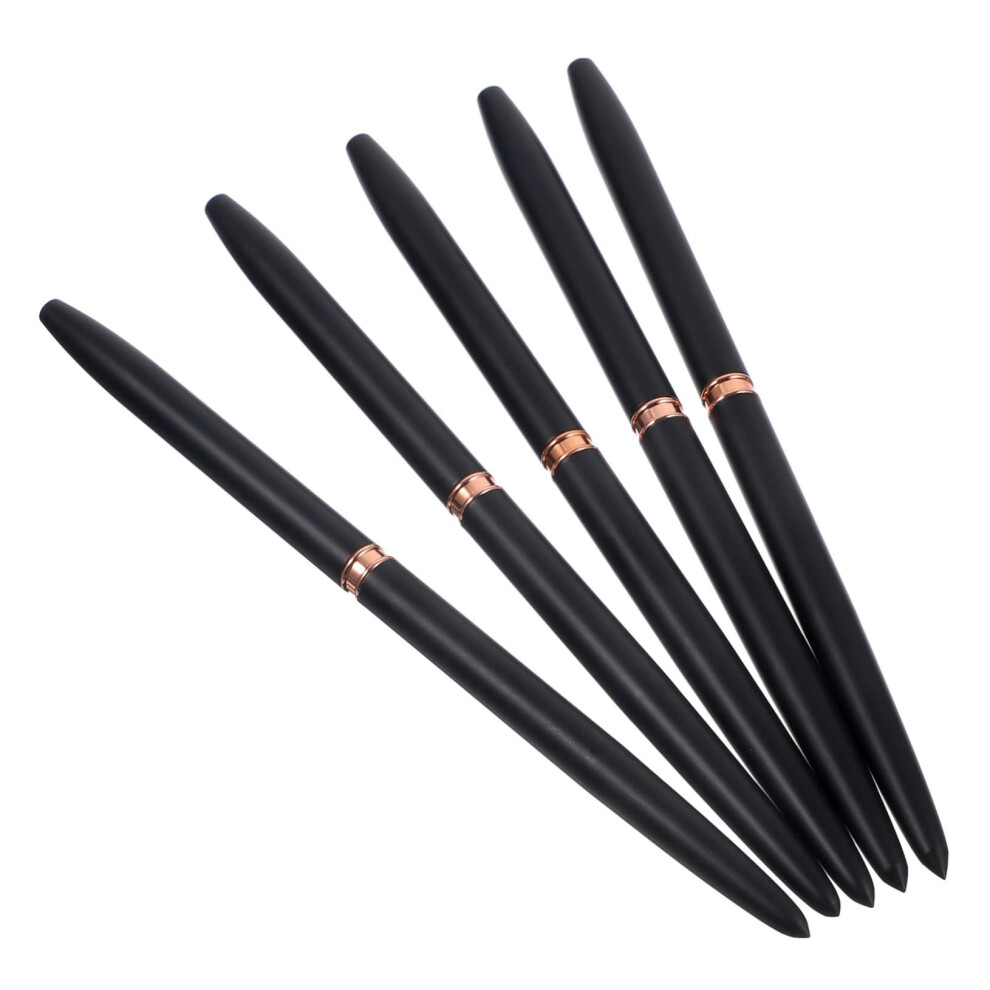 Nail Art Brush Set 5pcs Fine Tip Liner Brushes for Precise Nail Lining and Professional Manicure