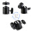 4 Pcs Threaded Mini Tripod Camera Camcorder Head Ball/Degrees 10