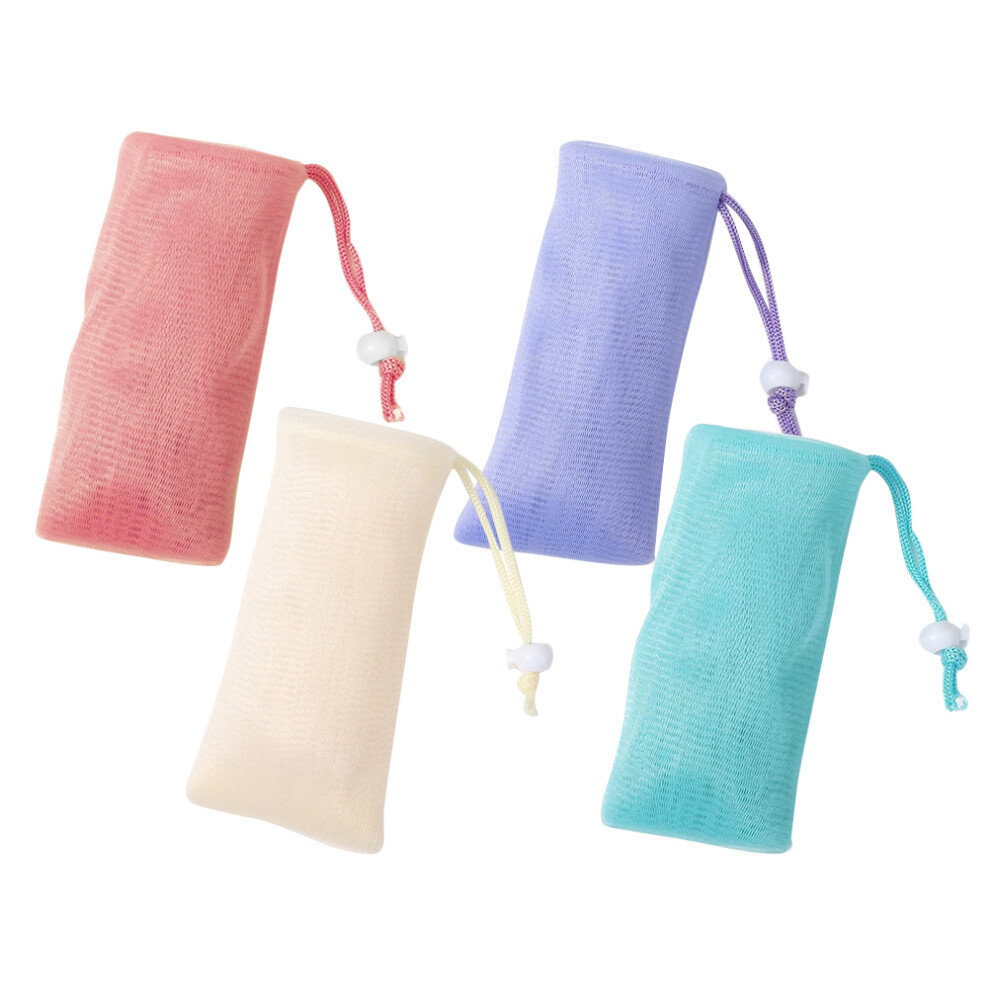 Iplusmile 16 Pcs Exfoliating Mesh Soap Bags With Drawstring For Travel Shower
