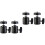 4 Pcs Threaded Mini Tripod Camera Camcorder Head Ball/Degrees 5