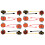 2 Count Flower Shape Straw Toppers Dustproof Covers Small Halloween 4