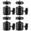 4 Pcs Threaded Mini Tripod Camera Camcorder Head Ball/Degrees 6