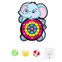 kids throwing darts toy set 7pcs sticky target balls