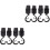 8 Pcs Electromobile Handlebar Hook Bicycle Motorcycle Hanging Hook 5