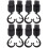 8 Pcs Electromobile Handlebar Hook Bicycle Motorcycle Hanging Hook 7