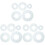 Set Of 3 Patchwork Ruler Template Sewing Rulers Tool Circle Shape Diy 5
