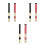 6 Pairs Bamboo Brush Drum Sticks For Acoustic Practice Performance 7