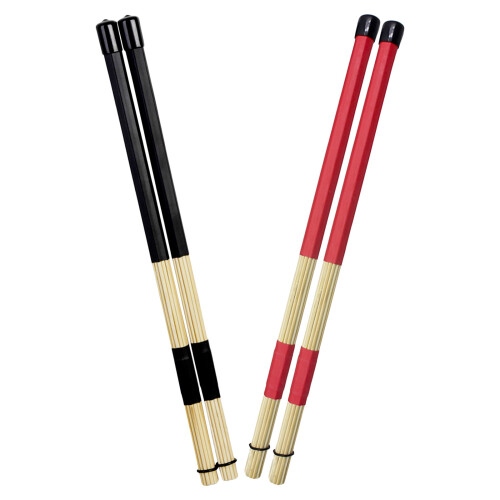6 Pairs Bamboo Brush Drum Sticks For Acoustic Practice Performance 2