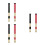 6 Pairs Bamboo Brush Drum Sticks For Acoustic Practice Performance 4