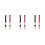 6 Pairs Bamboo Brush Drum Sticks For Acoustic Practice Performance 10
