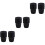 120 Pcs Hydroponic Net Cup Plastic 5