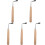 5Pcs Durable Piano Tuning Spanner Tool with Smooth Handle for Piano 4