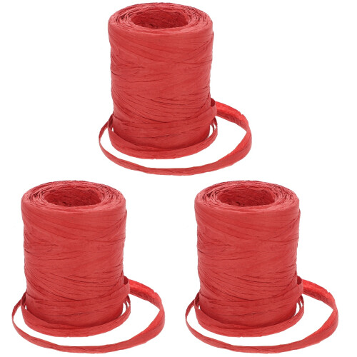 3Rouleaux Ficelle Décorative En Papier Pour 1