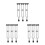 9Pièces Accessoires Party Gonflable Gris En PVC Pour Enfants 7