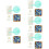 5 Sets Diy Mosaic Cup Mat Decor Handmade Coaster Making Kit 8