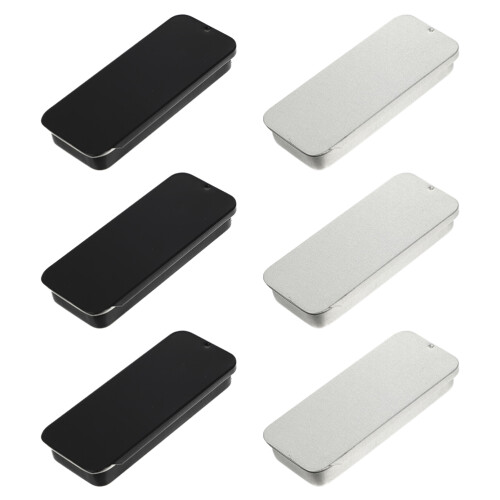 30 Pcs Small Metal Candy Boxes With Push Lids
