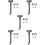 5 Sets Scooter Holder Lengthen Car Support Steel 8
