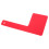 2Pcs Red Acrylic Mailbox Flag Replacement Durable Outdoor Signal Flags 3