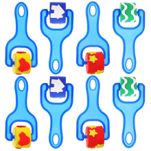 32 Pcs Children'S Stamp Brush Toddler Seal Plastic Gel