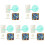 5 Sets Diy Mosaic Cup Mat Decor Handmade Coaster Making Kit 2