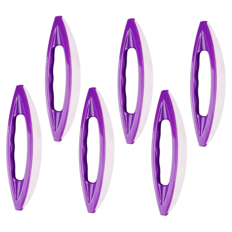 6pcs Nail Art Brush Set with Soft Bristles for Gel Nail Polishing and Precise Shaping