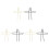 6pcs False Eyelash Storage Boxes Square And Round High-Platform Eyelash Organizer Rose Red Card And Display 2