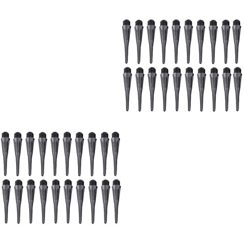 100 Pcs Dart Points Tips With Screw Thread Accessory Random Color 2