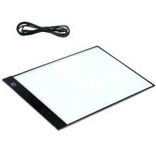 2Pcs A4 LED Copy Board With USB 3-Gear Lighting For Drawing