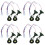 8 Pcs Mini Railroad Signal Lamp For Sand Table Decor 6