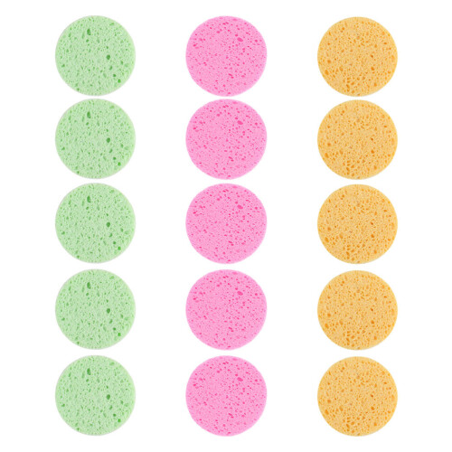 45Stk Make-Up Puff Kosmetikpad Farblich Sortiert Für Gesicht