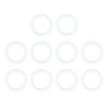 30 Pcs Circular Ring Art Painting Material DIY Kit For Kids (White)