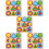 5 Sets Geometry Shape Wooden Building Blocks Educational Toy 8