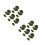 10 Pcs Mini Artificial Apple Trees For Sand Table And Micro Landscape 6