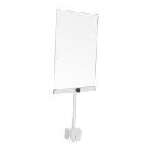 Wit Acryl Aluminium Signaalklem Voor Rek Houder