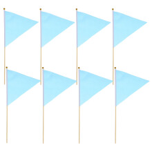 16 Pcs Lawn Marking Flags Pennant Dedicated Polyester