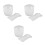 30 Pcs Crystal Mud Mixing Bowls Multi Use Plastic With 10 Spoons 8