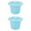 2pcs Spittoon Chamber Pot Urinal Plastic Baby At Night 7
